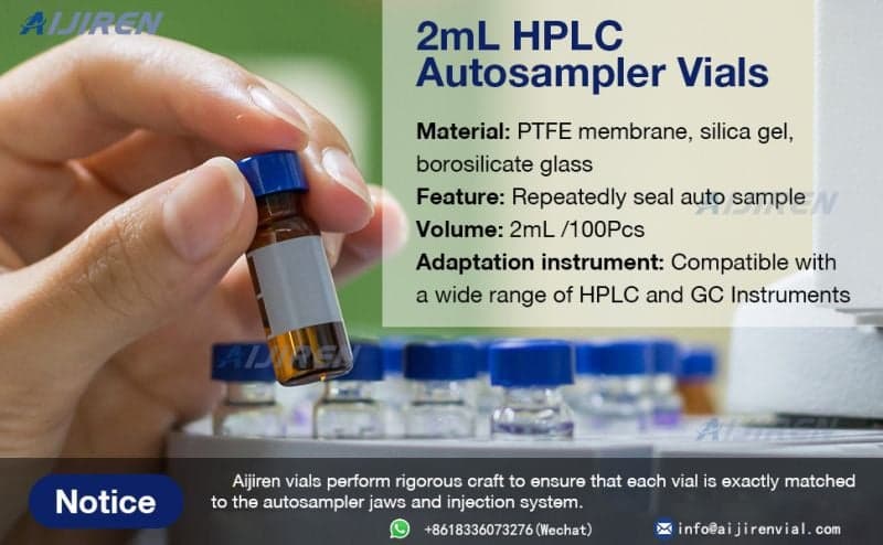 screw HPLC autosampler vials with writing space online